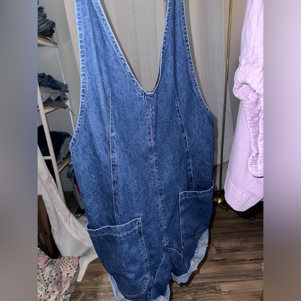 Free people denim jumper